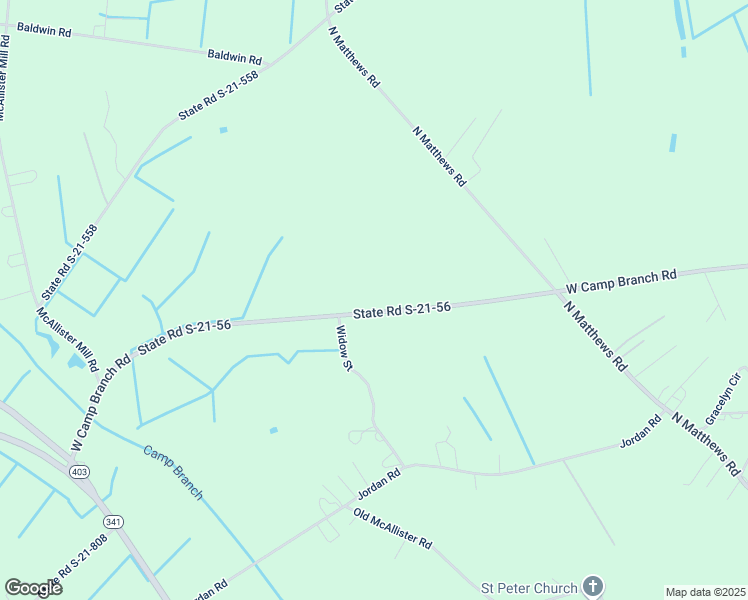 map of restaurants, bars, coffee shops, grocery stores, and more near 1203 W Camp Branch Rd in Scranton