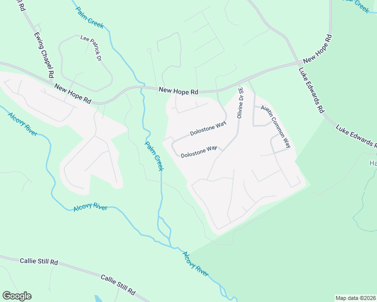 map of restaurants, bars, coffee shops, grocery stores, and more near 3146 Dolostone Way in Dacula
