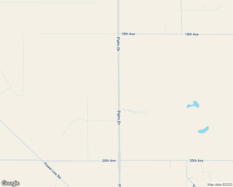 map of restaurants, bars, coffee shops, grocery stores, and more near Palm Drive in Desert Hot Springs