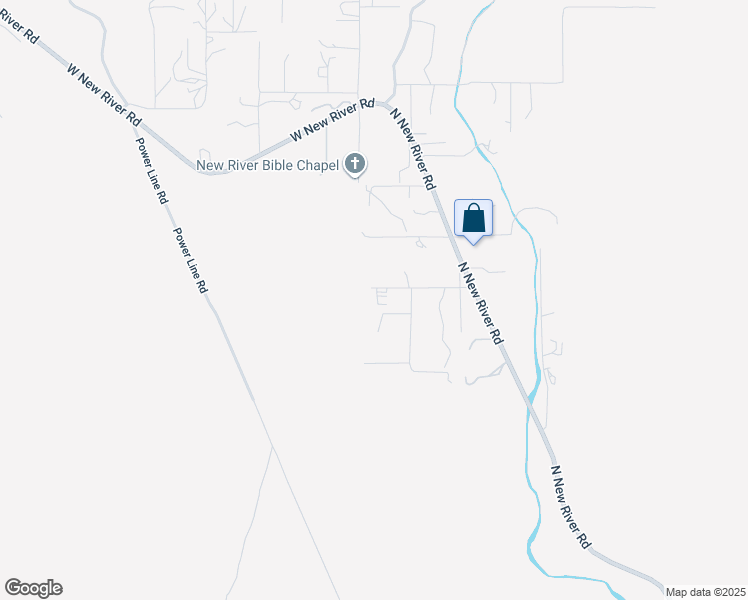 map of restaurants, bars, coffee shops, grocery stores, and more near 46751 North 10th Avenue in New River