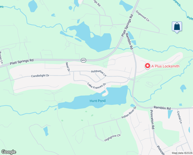 map of restaurants, bars, coffee shops, grocery stores, and more near 447 Henslowe Lane in West Columbia