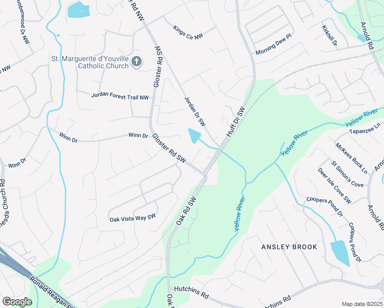 map of restaurants, bars, coffee shops, grocery stores, and more near 2707 Chamberlain Court in Lawrenceville