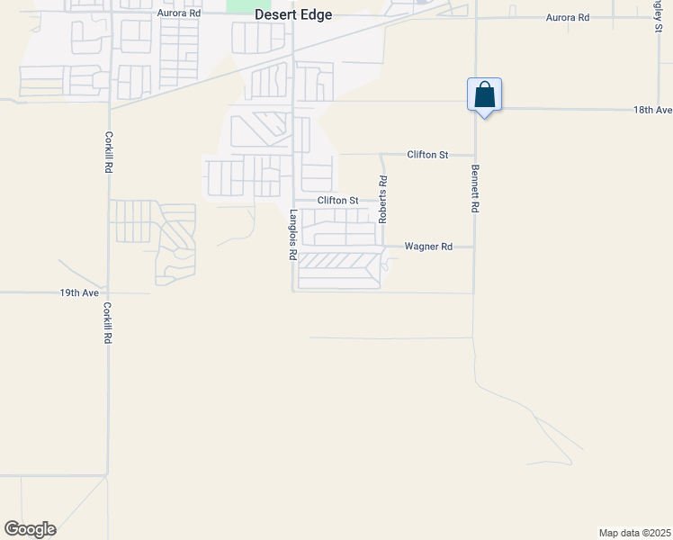 map of restaurants, bars, coffee shops, grocery stores, and more near 18801 Roberts Road in Desert Hot Springs