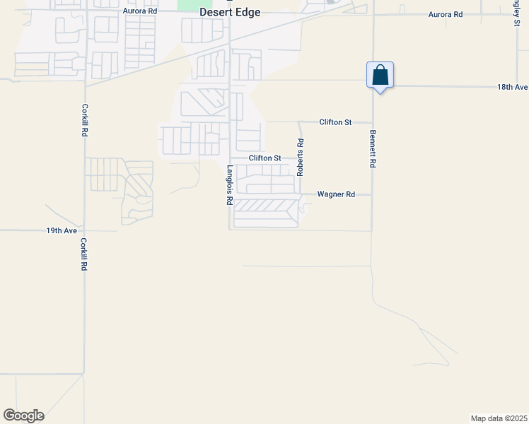 map of restaurants, bars, coffee shops, grocery stores, and more near 18801 Roberts Road in Desert Hot Springs