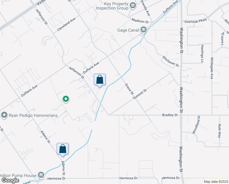 map of restaurants, bars, coffee shops, grocery stores, and more near 7767 Broadacre Place in Riverside