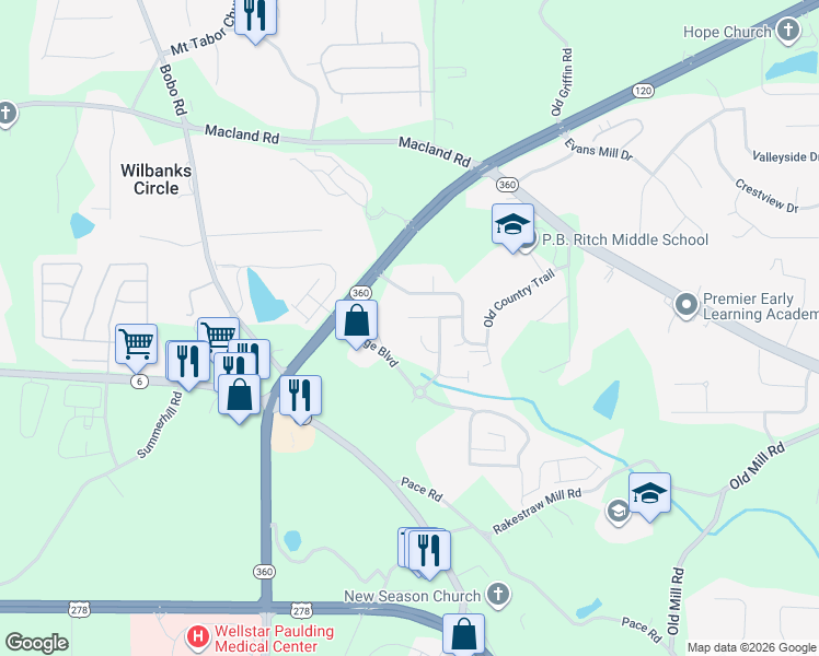 map of restaurants, bars, coffee shops, grocery stores, and more near 65 Brookvalley Court West in Dallas