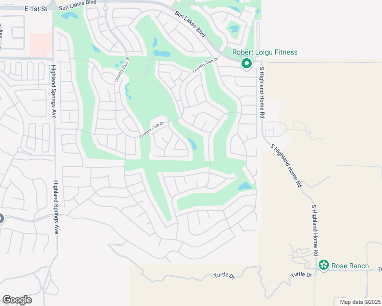map of restaurants, bars, coffee shops, grocery stores, and more near 1562 Allin Lane in Banning