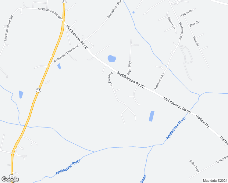map of restaurants, bars, coffee shops, grocery stores, and more near 245 Regency Drive in Bethlehem