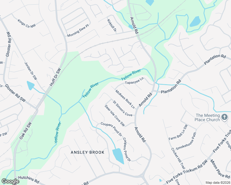 map of restaurants, bars, coffee shops, grocery stores, and more near 275 McKees Rock Lane in Lawrenceville