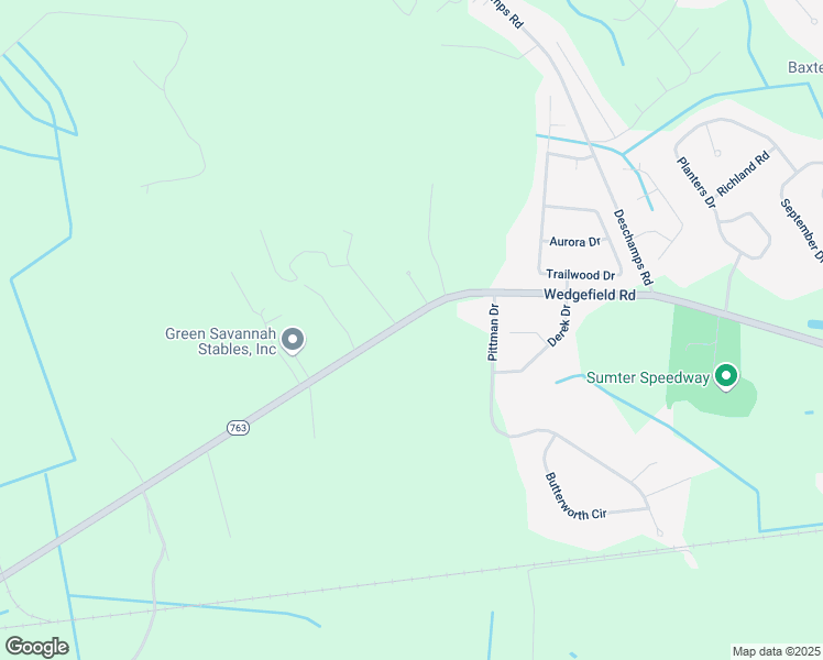 map of restaurants, bars, coffee shops, grocery stores, and more near 3550 Wedgefield Road in Sumter