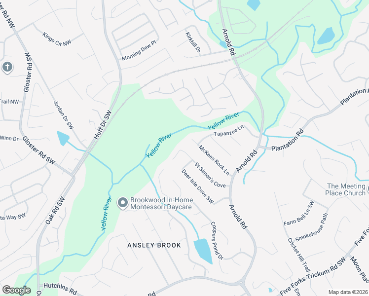 map of restaurants, bars, coffee shops, grocery stores, and more near 280 Saint Simon's Cove in Lawrenceville