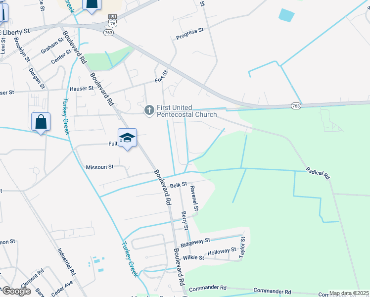 map of restaurants, bars, coffee shops, grocery stores, and more near 690 Omarest Drive in Sumter