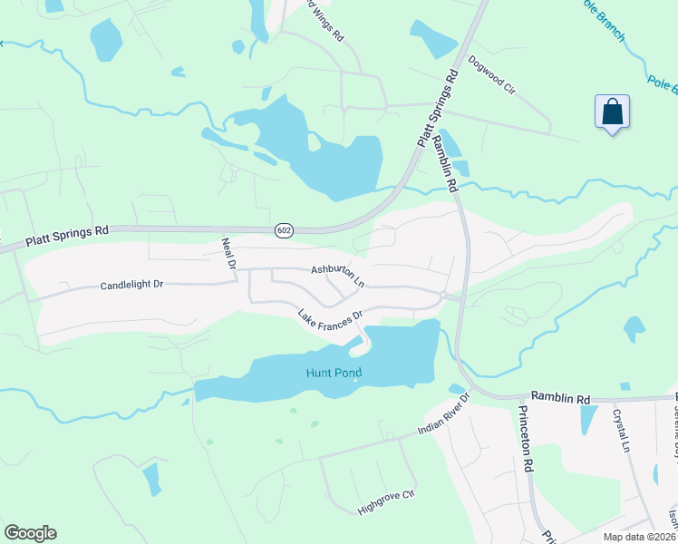 map of restaurants, bars, coffee shops, grocery stores, and more near 327 Ashburton Lane in West Columbia