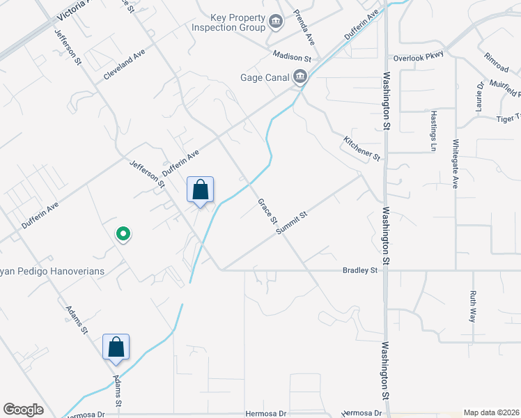 map of restaurants, bars, coffee shops, grocery stores, and more near 7710 Broadacre Place in Riverside