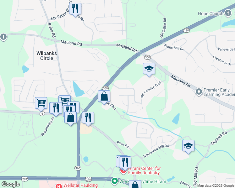 map of restaurants, bars, coffee shops, grocery stores, and more near 82 Brookvalley Court West in Dallas