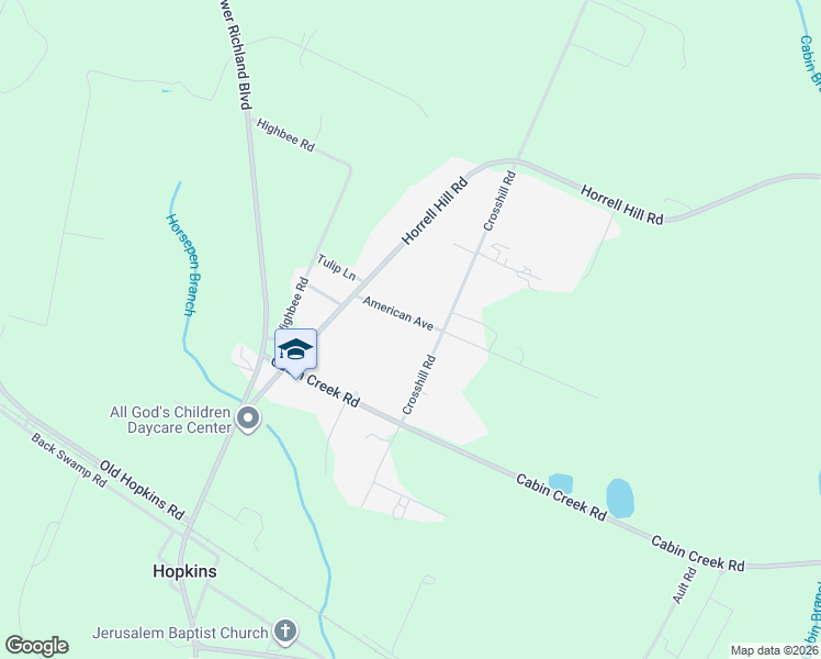 map of restaurants, bars, coffee shops, grocery stores, and more near 148 American Avenue in Hopkins