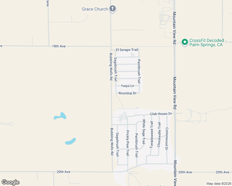 map of restaurants, bars, coffee shops, grocery stores, and more near Sagebrush Trail in Riverside County