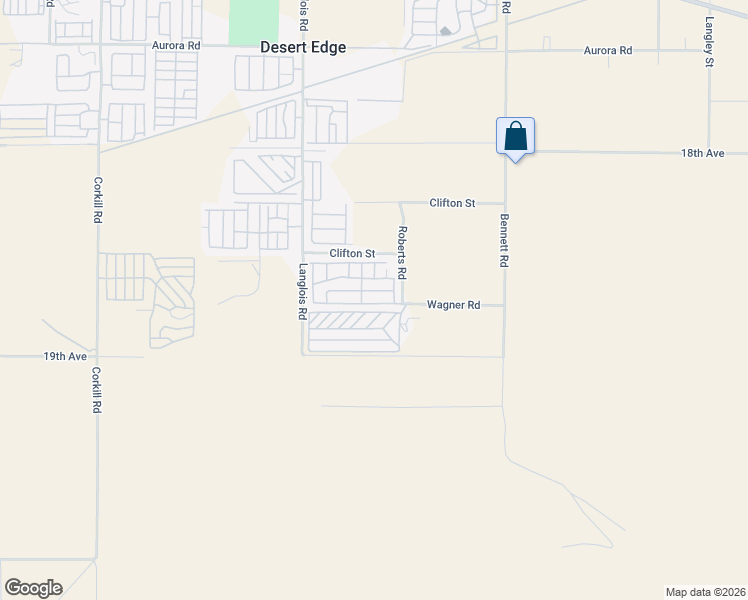 map of restaurants, bars, coffee shops, grocery stores, and more near 18787 Roberts Road in Desert Hot Springs