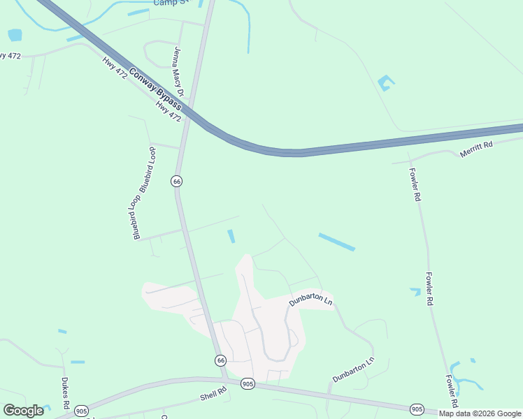 map of restaurants, bars, coffee shops, grocery stores, and more near 195 Dudley Lane in Conway