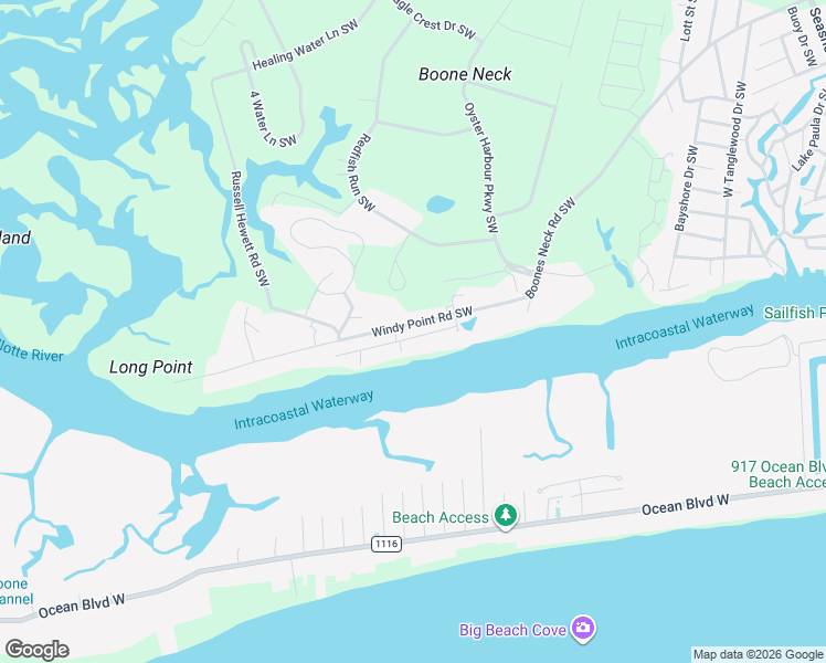 map of restaurants, bars, coffee shops, grocery stores, and more near 3583 River View Lane Southwest in Brunswick