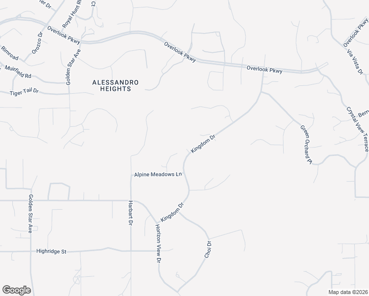 map of restaurants, bars, coffee shops, grocery stores, and more near 7765 Kingdom Drive in Riverside