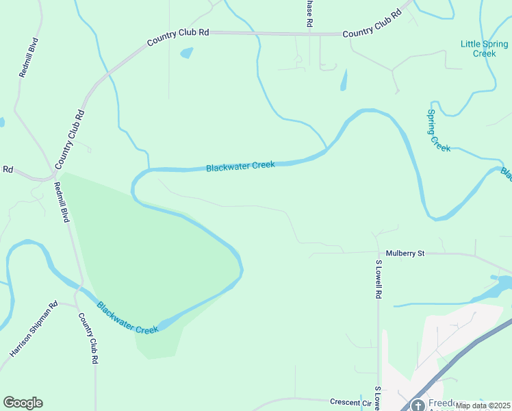 map of restaurants, bars, coffee shops, grocery stores, and more near Bluegrass Lane in Jasper