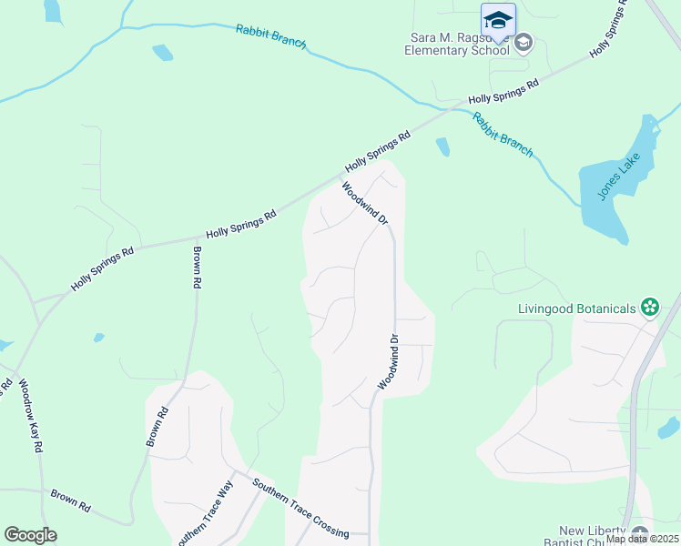 map of restaurants, bars, coffee shops, grocery stores, and more near 41 Olde Town Way in Rockmart