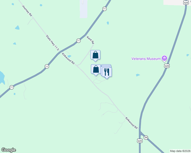 map of restaurants, bars, coffee shops, grocery stores, and more near 342 Knight Haven Circle in Star City