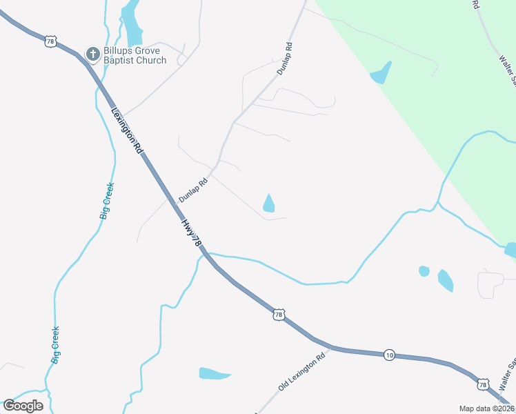 map of restaurants, bars, coffee shops, grocery stores, and more near 1046 Dunlap Road in Winterville