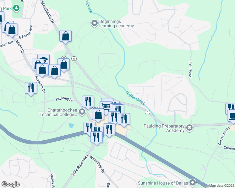 map of restaurants, bars, coffee shops, grocery stores, and more near 1011 Merchants Drive in Dallas