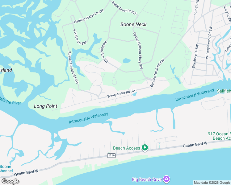 map of restaurants, bars, coffee shops, grocery stores, and more near 2181 Clambake Ct SW in Brunswick