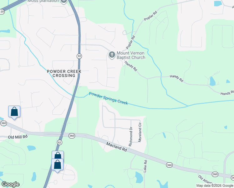 map of restaurants, bars, coffee shops, grocery stores, and more near 5 Ryan Tr in Dallas