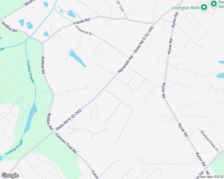 map of restaurants, bars, coffee shops, grocery stores, and more near 1457 Nazareth Road in Lexington