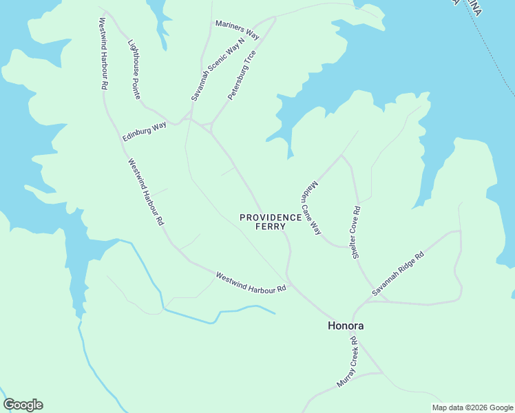 map of restaurants, bars, coffee shops, grocery stores, and more near Providence Ferry Road in Lincoln County