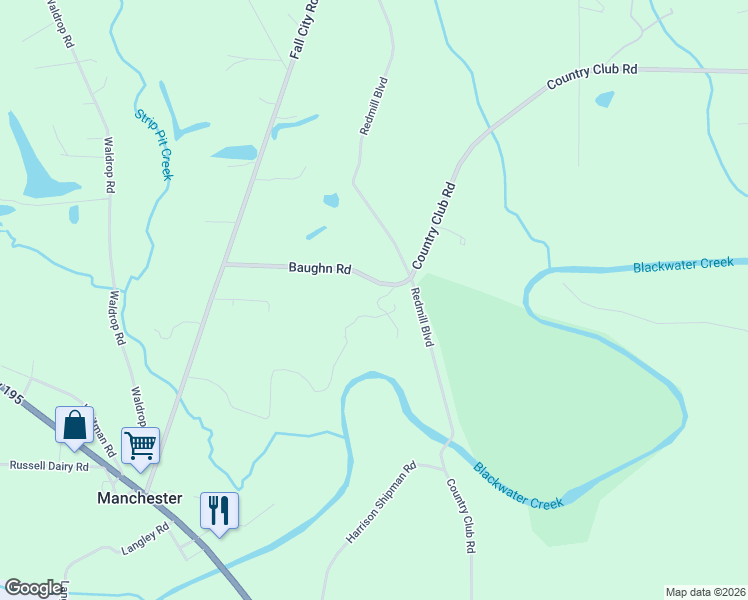 map of restaurants, bars, coffee shops, grocery stores, and more near 265 Baughn Road in Jasper