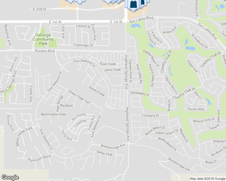 map of restaurants, bars, coffee shops, grocery stores, and more near 1624 Beaver Creek in Beaumont