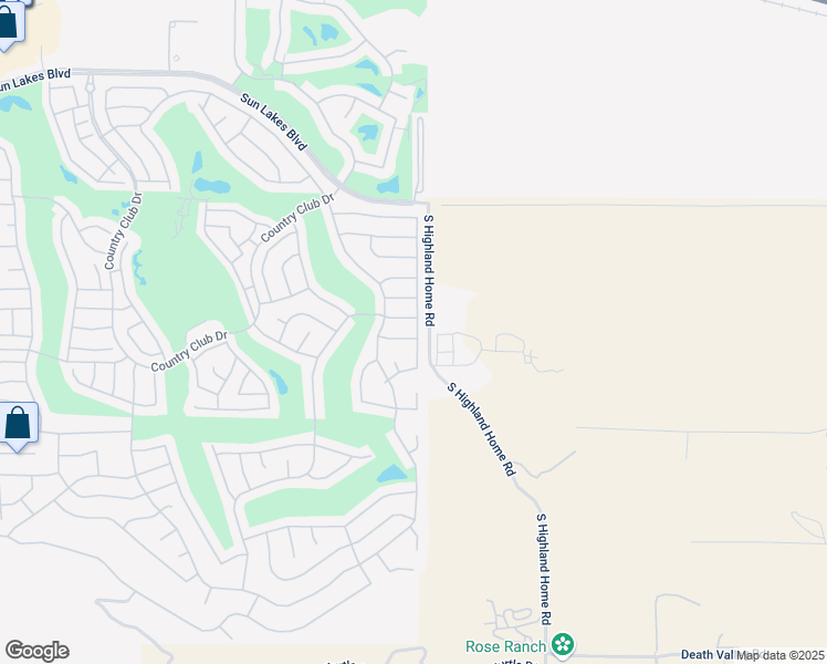 map of restaurants, bars, coffee shops, grocery stores, and more near 1276 South Bay Hill Road in Banning