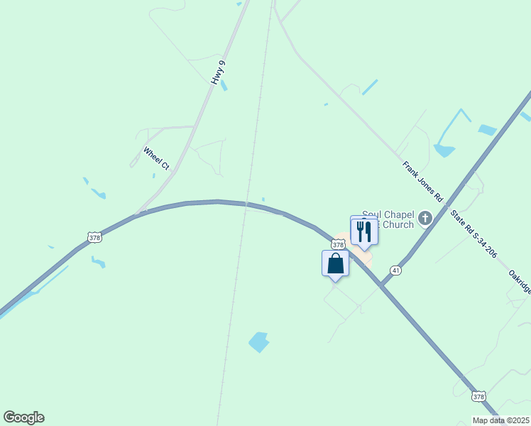 map of restaurants, bars, coffee shops, grocery stores, and more near 2716 U.S. 378 in Gresham