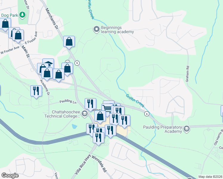 map of restaurants, bars, coffee shops, grocery stores, and more near 1011 Merchants Drive in Dallas