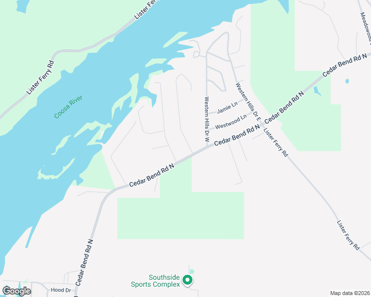 map of restaurants, bars, coffee shops, grocery stores, and more near 2904 Buckhaven Drive in Gadsden