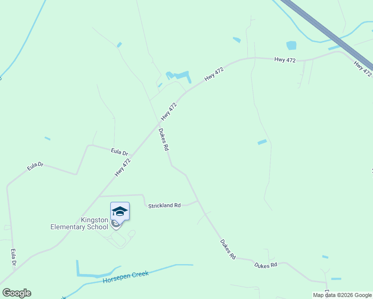 map of restaurants, bars, coffee shops, grocery stores, and more near 1585 Dukes Road in Conway