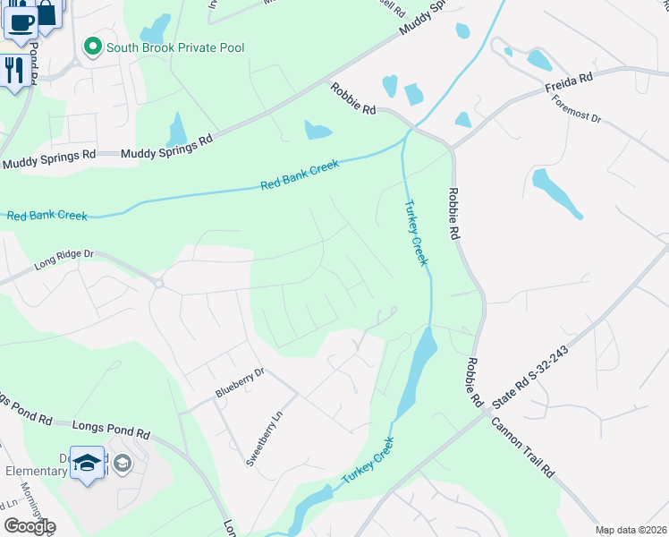 map of restaurants, bars, coffee shops, grocery stores, and more near 113B Blackberry Lane in Lexington