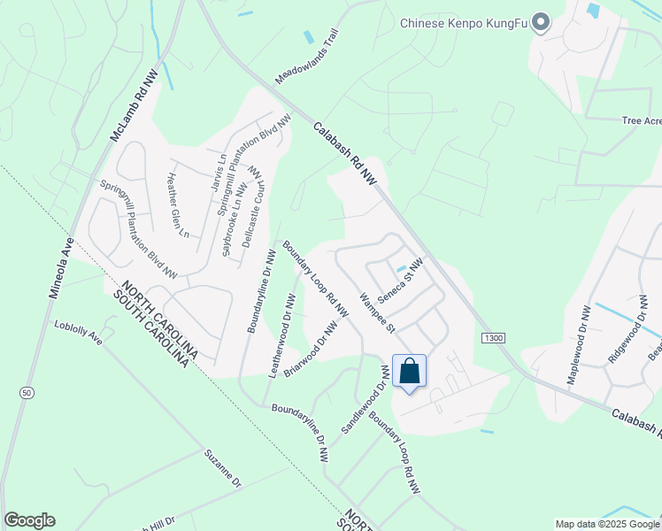 map of restaurants, bars, coffee shops, grocery stores, and more near 519 Wampee Street in Calabash