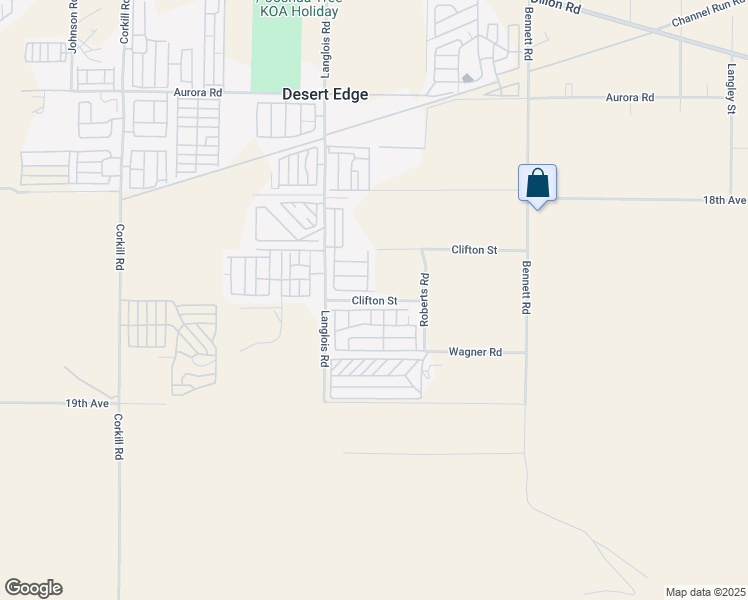 map of restaurants, bars, coffee shops, grocery stores, and more near Clifton Road in Riverside County