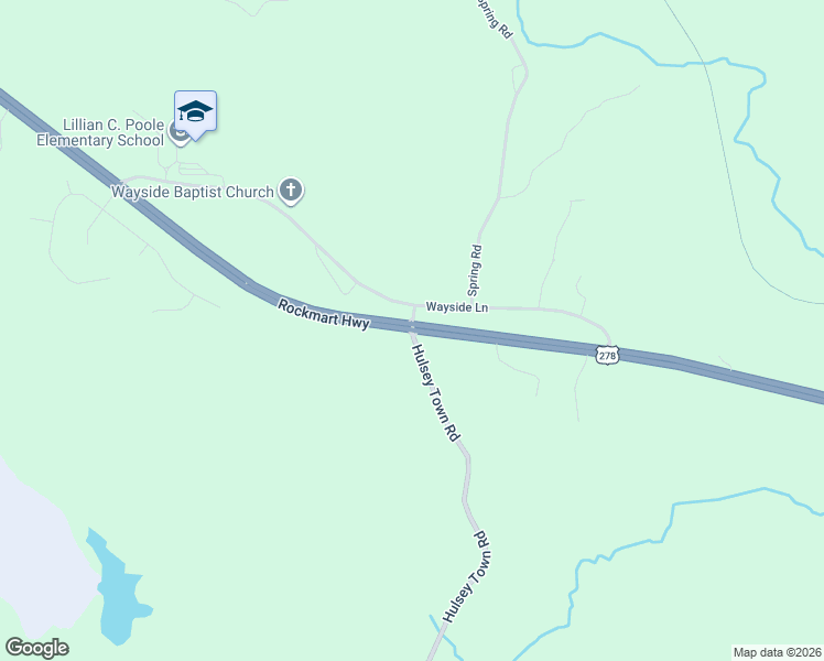 map of restaurants, bars, coffee shops, grocery stores, and more near 466 Wayside Lane in Dallas