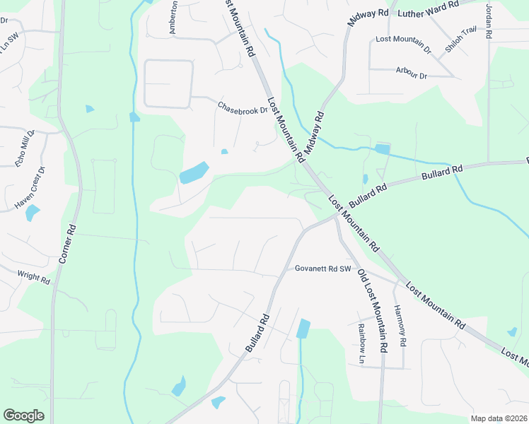 map of restaurants, bars, coffee shops, grocery stores, and more near 4820 Shady Rest Drive in Powder Springs