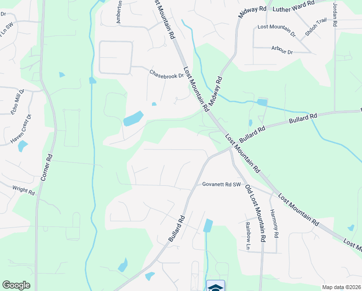 map of restaurants, bars, coffee shops, grocery stores, and more near 4820 Shady Rest Drive in Powder Springs