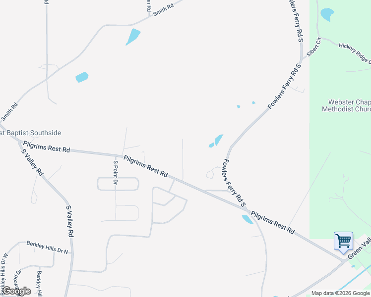 map of restaurants, bars, coffee shops, grocery stores, and more near 2527 Country Road in Gadsden