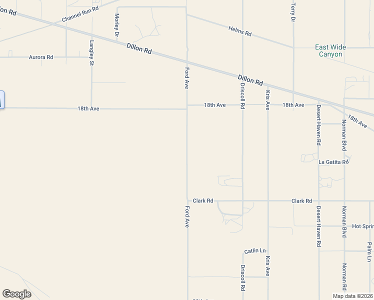 map of restaurants, bars, coffee shops, grocery stores, and more near Ford Avenue in Riverside County