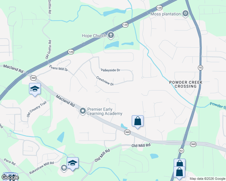 map of restaurants, bars, coffee shops, grocery stores, and more near 211 Mill Stone Glen in Dallas